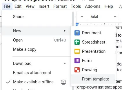 Book Writing Features in Google Docs